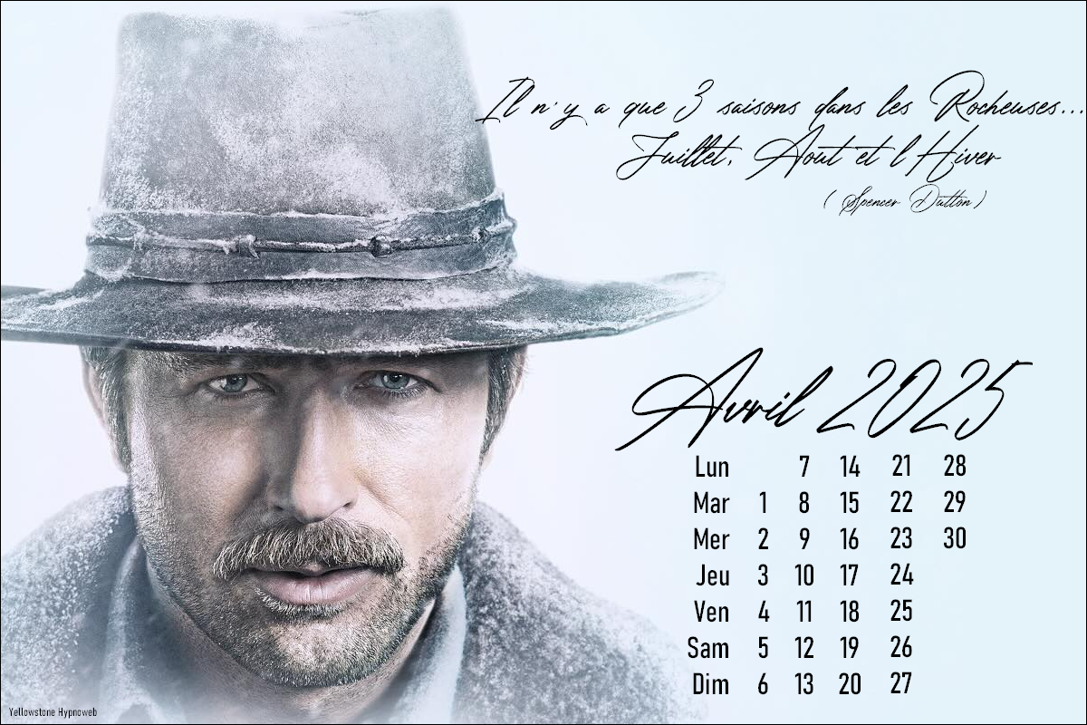 Calendrier 1923 hypnoweb Yellowstone